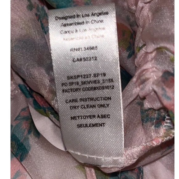 Eden Sleep Tank Cami | FOR LOVE & LEMONS NWT - Picture 3 of 4